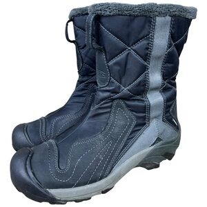 Keen Womens Size 8 Betty Winter Warm 200 Gram Insulated Black Zip Boots Keen Dry